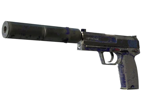 USP-S | Королевский синий — поношенное, закалённое в боях