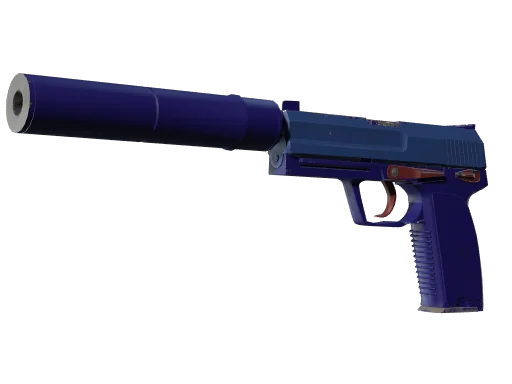 USP-S | Королевский синий — прямо с завода, немного поношенное