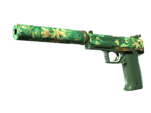 USP-S | Тропический бриз — прямо с завода, немного поношенное