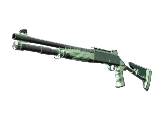 XM1014 | Голубая хвоя — поношенное, закалённое в боях