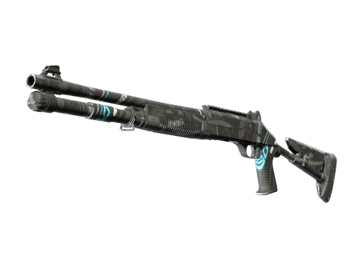 XM1014 | Синие покрышки — прямо с завода, немного поношенное