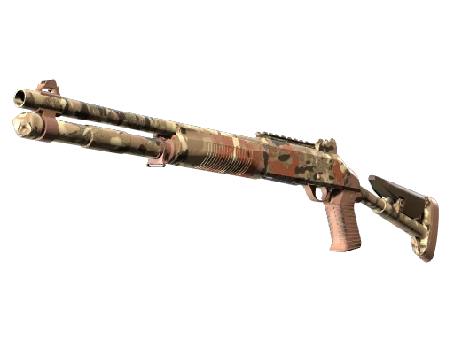 XM1014 | Калифорнийский камуфляж — прямо с завода, немного поношенное