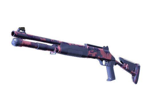 XM1014 | Камуфляж «Стена жвачки» — прямо с завода, немного поношенное