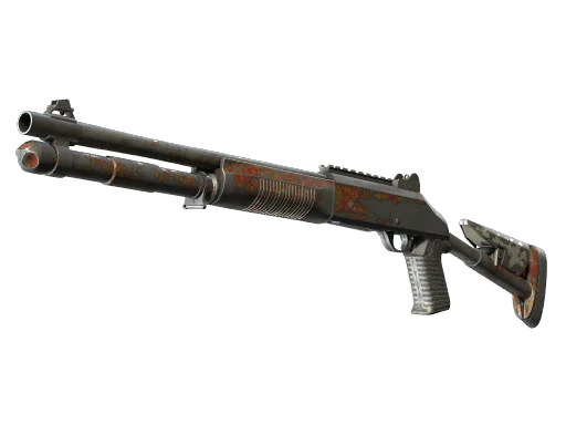 XM1014 | Красный питон — поношенное, закалённое в боях