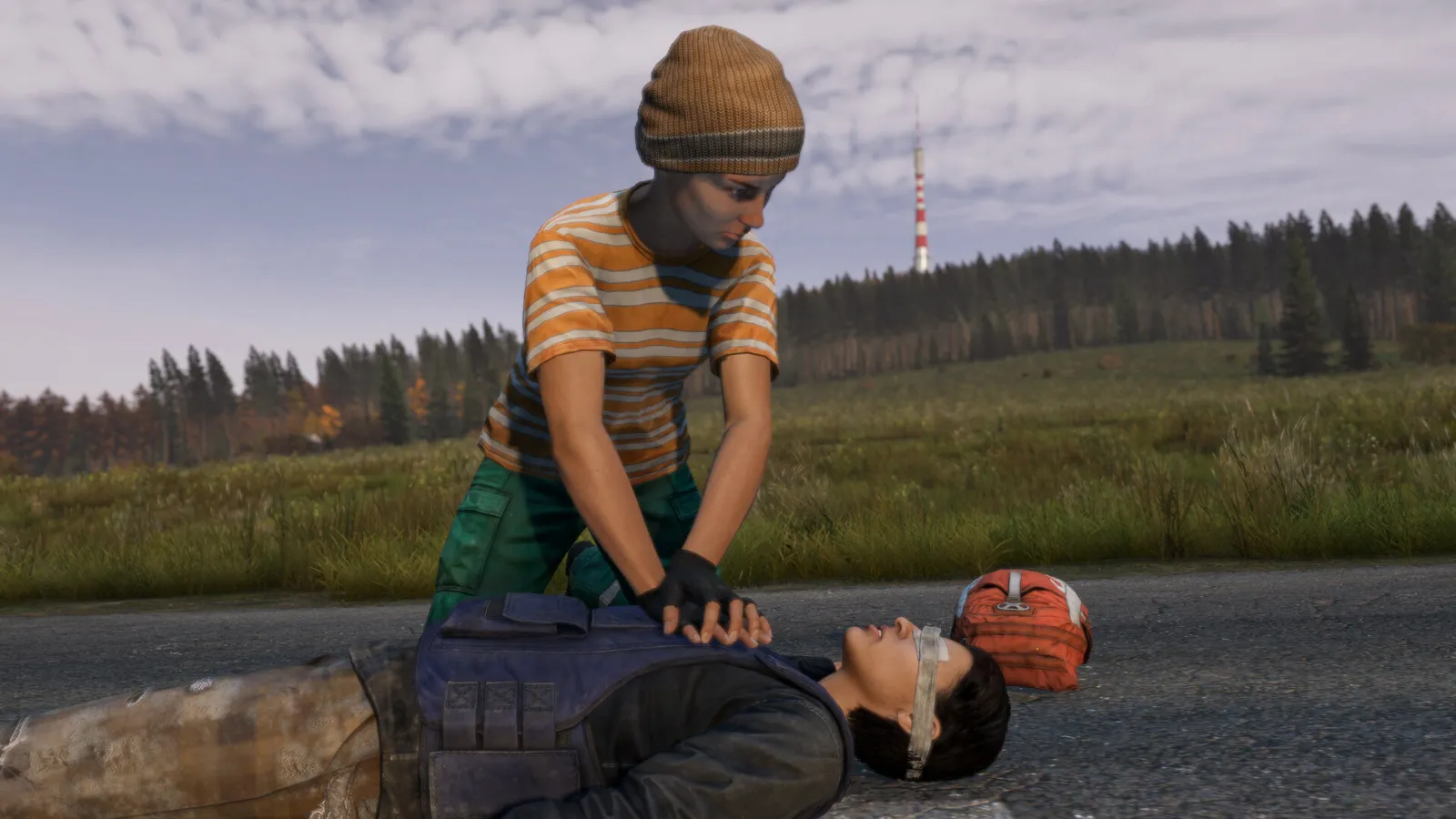 Шок и потеря сознания в DayZ