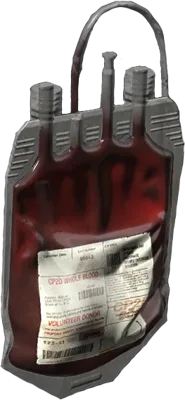 Капельница с кровью в DayZ