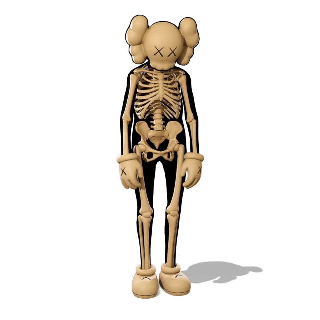 Скелет KAWS