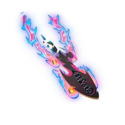 Пылающий скейт