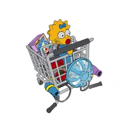 Тележка с Мэгги