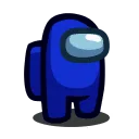 синий