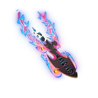 Пылающий скейт