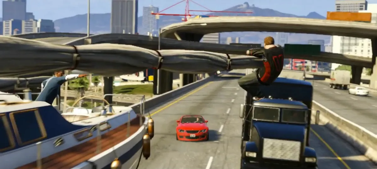 Отец и сын — миссия GTA 5