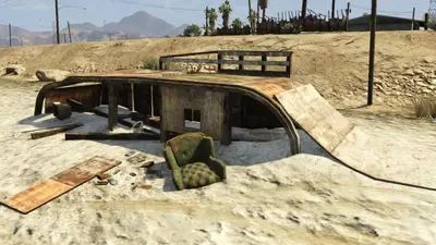Руины трейлера в GTA 5
