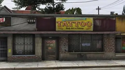 Тату-салон в GTA 5