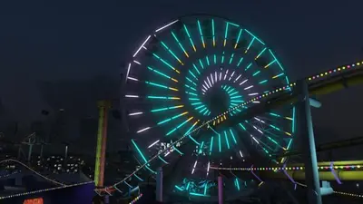 Колесо обозрения на пирсе в GTA 5