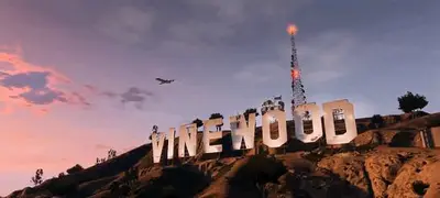 Знак Вайнвуд в GTA 5