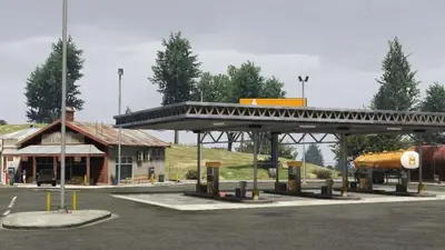 Заправка в GTA 5