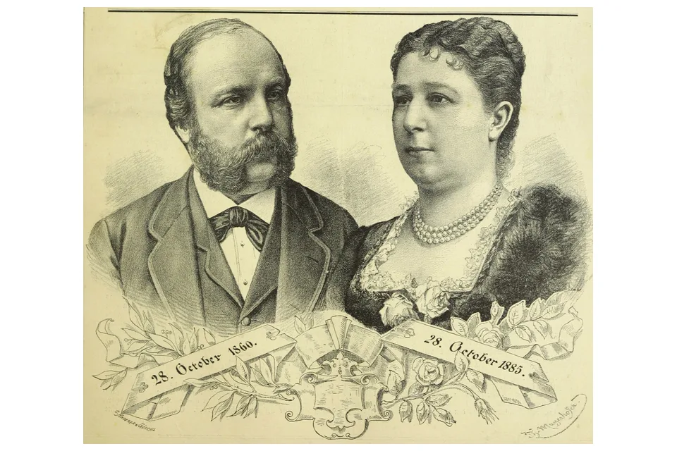 Серебряная свадьба, Вена, 1885