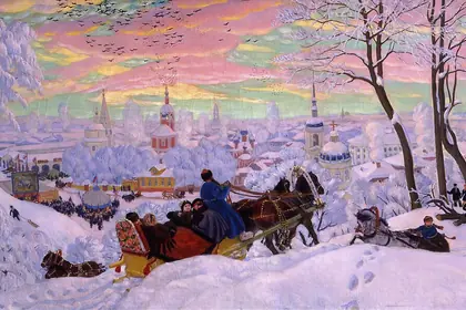 «Масленица» Бориса Кустодиева, 1916 год