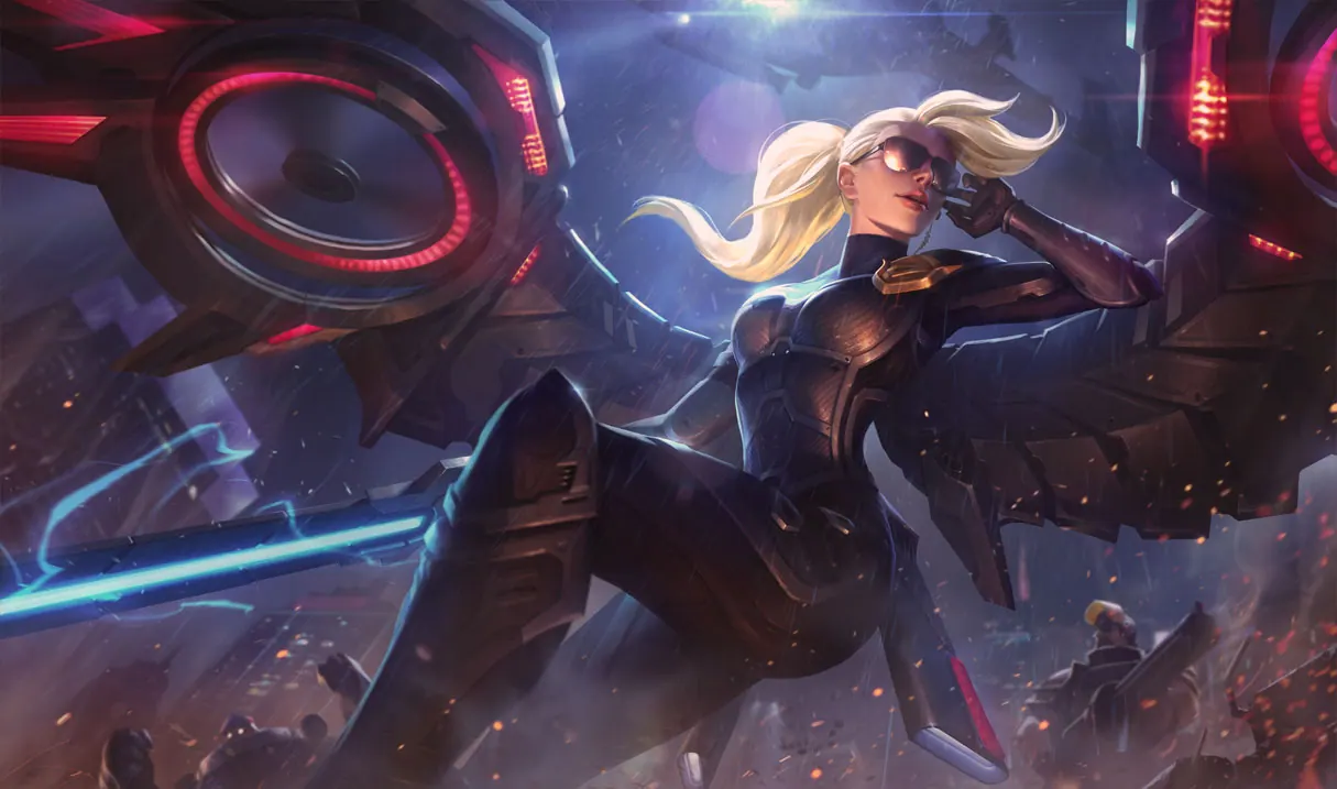 Riot Кейл — сплеш-арт