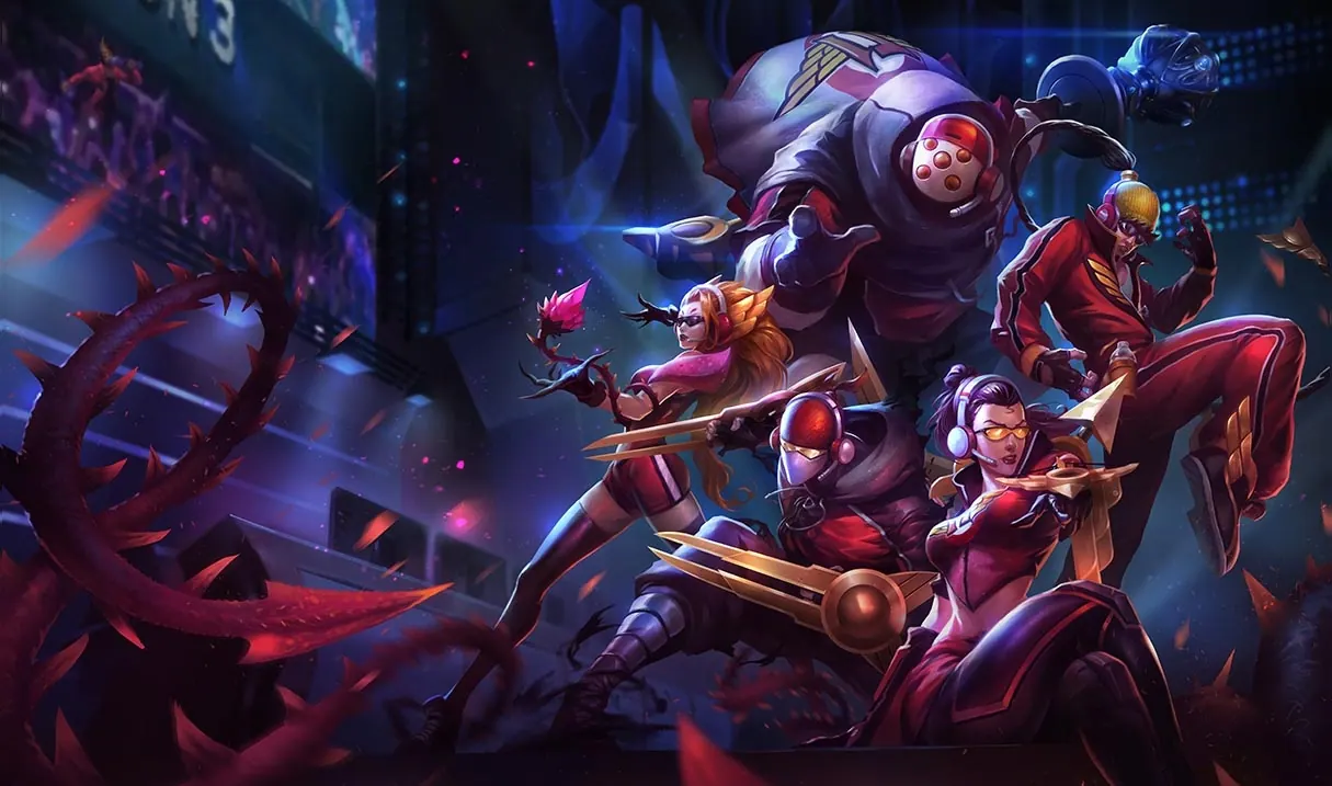 SKT T1 Зед — сплеш-арт
