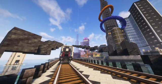 Create и Steam 'n' Rails — поезд из любых блоков
