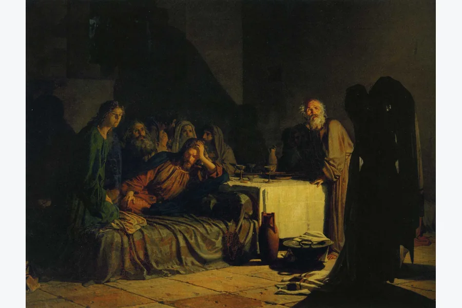 Картина Николая Ге «Тайная вечеря», 1863 год