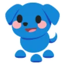 Blue Dog Sticker