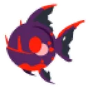 Dracula Fish Sticker