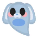 Ghost Bunny Sticker