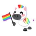 Happy Pride Zebra Sticker