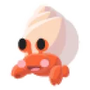 Hermit Crab Sticker