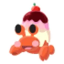 Ice Cream Hermit Crab Sticker