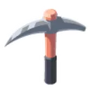 Iron Pickaxe Sticker