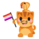 Lesbian Cat-Snake Alliance Sticker