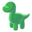 Long Neck Throw Toy Sticker