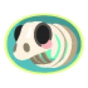 Sea Skeleton Panda Sticker