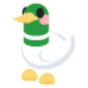 Silly Duck Sticker