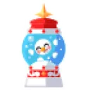 Snow Globe Sticker