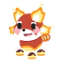 Toasty Red Panda Sticker