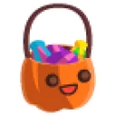Trick or Treat Basket Sticker