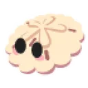 White Sand Dollar Sticker