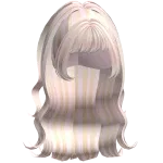 Sweet Long Wavy Hair w/ bang Blonde Pink (FREE)