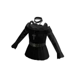 Cold Shoulder Goth Dress
