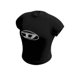 DIESEL Sequined T-Shirt (Black)