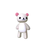 White Kawaii Teddy Bear