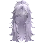 Y2K Messy Half Up Hair (Lavender)