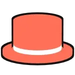 FREE (CODE: CTHY) Coral Classic Cartoony Top Hat