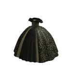 Black & Gold Ball Dress