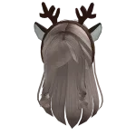 Blonde Antlers Hair Headband